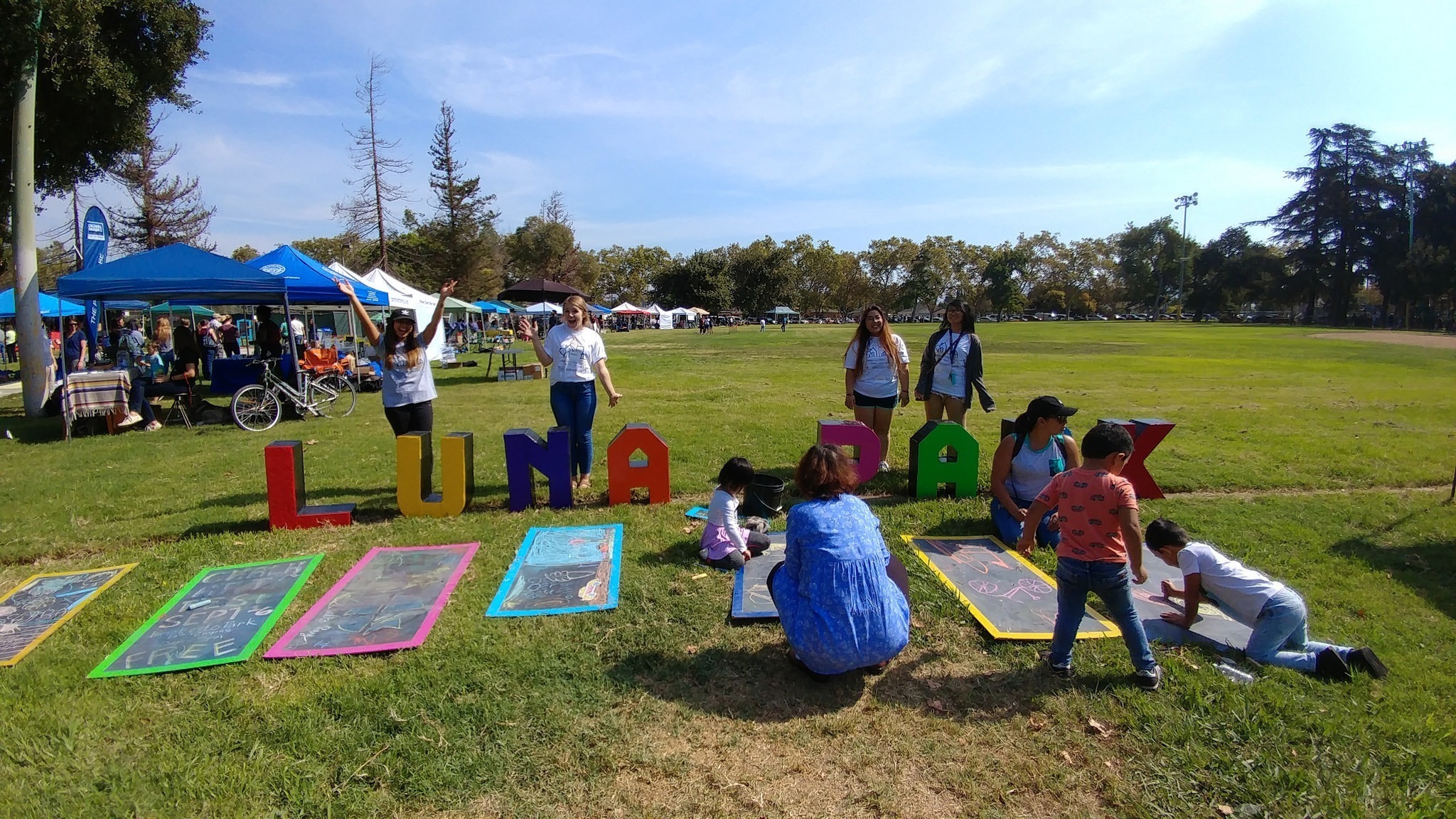 CommUniverCity celebrates the 10th anniversary of Luna Park Chalk Art